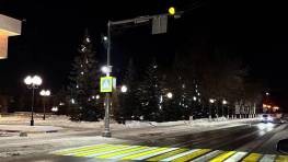 В Уфе на улице Советской появился инновационный проекционный пешеходный переход