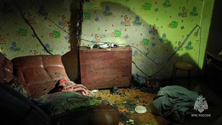 В Башкирии загорелась квартира в пятиэтажке: пострадал 69-летний мужчина | ГТРК «Башкортостан»