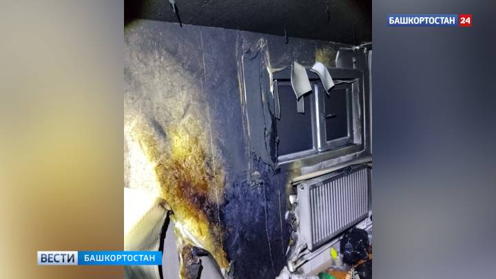 Супружеская пара спаслась из пожара в Башкирии благодаря пожарному извещателю | ГТРК «Башкортостан»