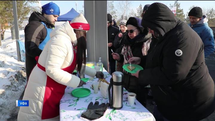 Как в Уфе отметили Масленицу - репортаж "Вестей" | ГТРК «Башкортостан»