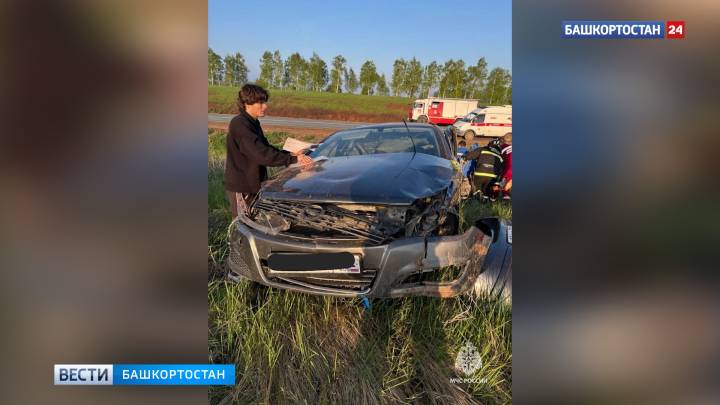 На трассе Уфа-Оренбург в опрокинувшейся иномарке погиб 20-летний парень | ГТРК «Башкортостан»