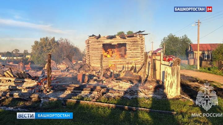 Многодетный отец спас беременную жену и годовалую дочь из горящего дома в Башкортостане | ГТРК «Башкортостан»