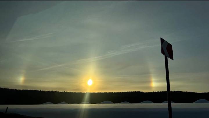 «Двойное солнце» появилось в небе над Башкортостаном | ГТРК «Башкортостан»